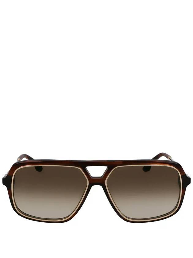 빅토리아 베컴 더블 브릿지 에비에이터 프레임 선글라스 VB246S_227