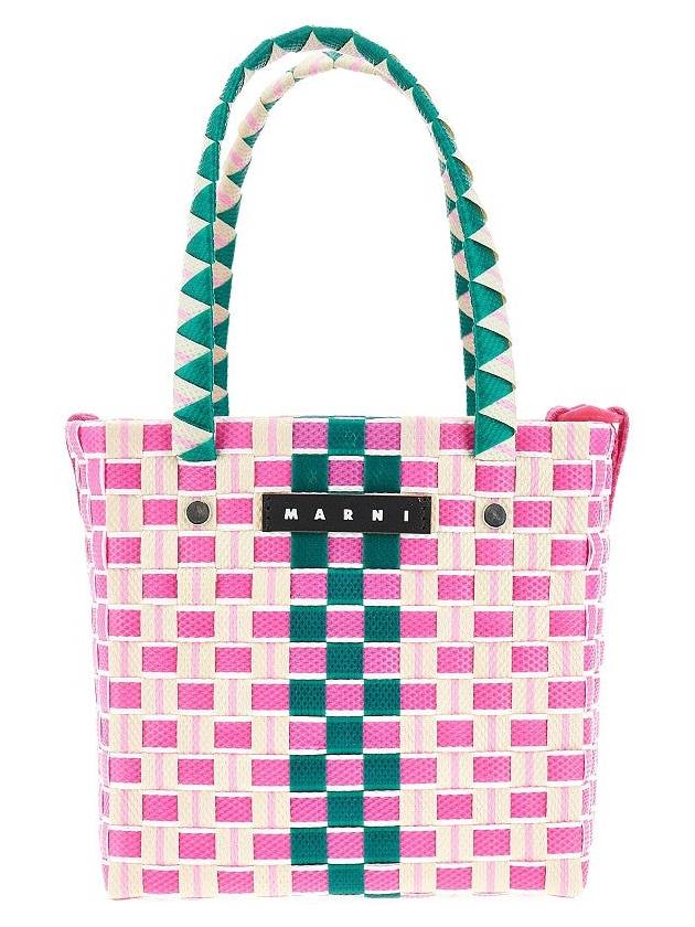 MARNI Woven mini basket bag