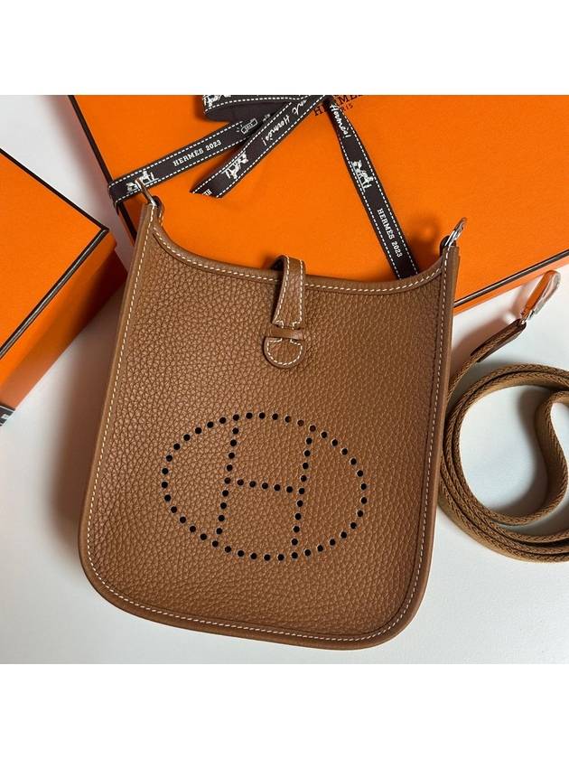 에르메스 미니 에블린 16 tpm 골드 은장 일반 스트랩