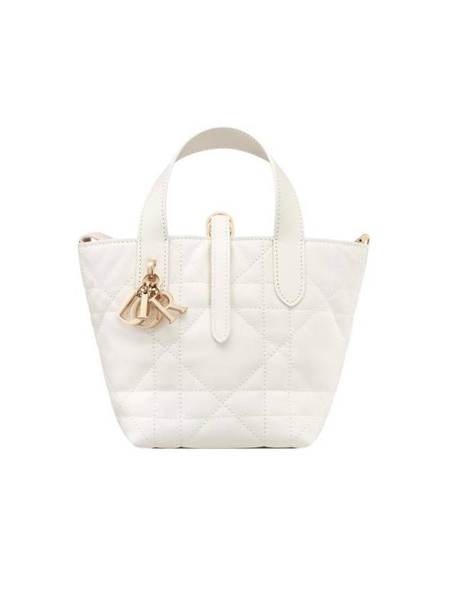 디올 뚜주흐 버티컬 나노 토트 백 매크로까나쥬 카프스킨 라떼 S6100OSNW M030