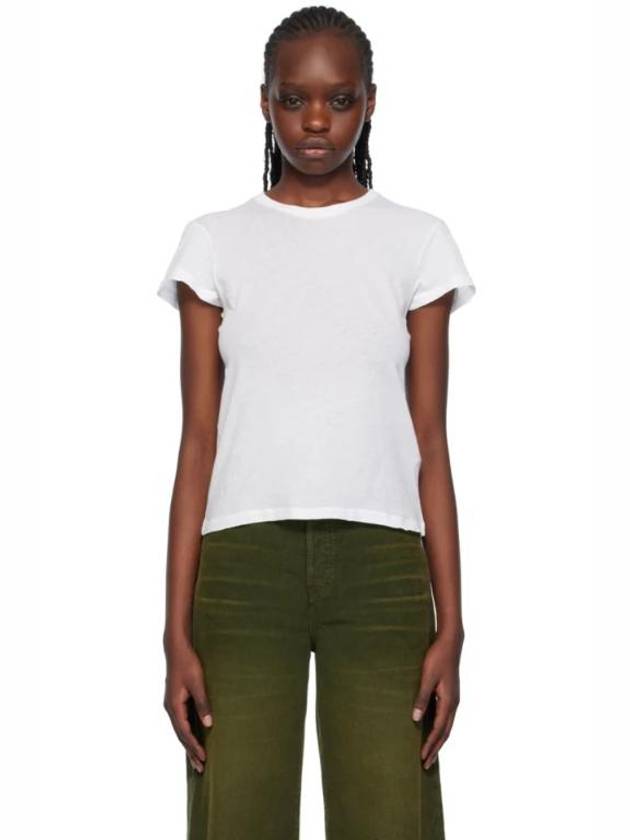 리던 화이트 Hanes 1960s 슬림 티셔츠 Optic White