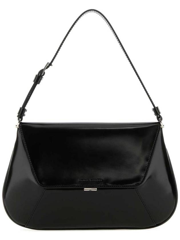 AMINA MUADDI AMISPAZZOLATO BLASILHARD 블랙 가죽 아미 숄더백
