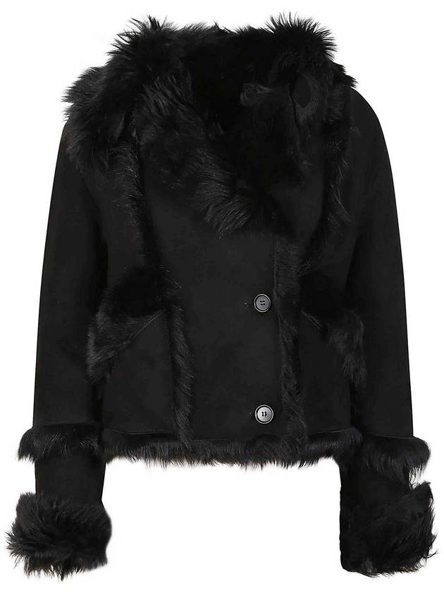 Salvatore Santoro Double-breasted sheepskin jacket
