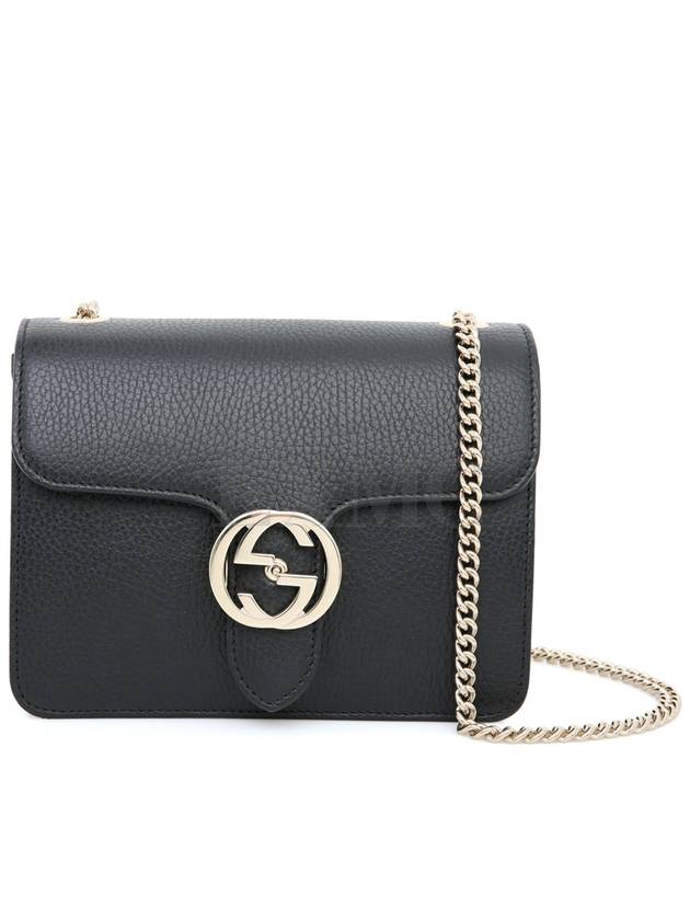 구찌 인터로킹 GG 체인 크로스백 블랙미니백 510304