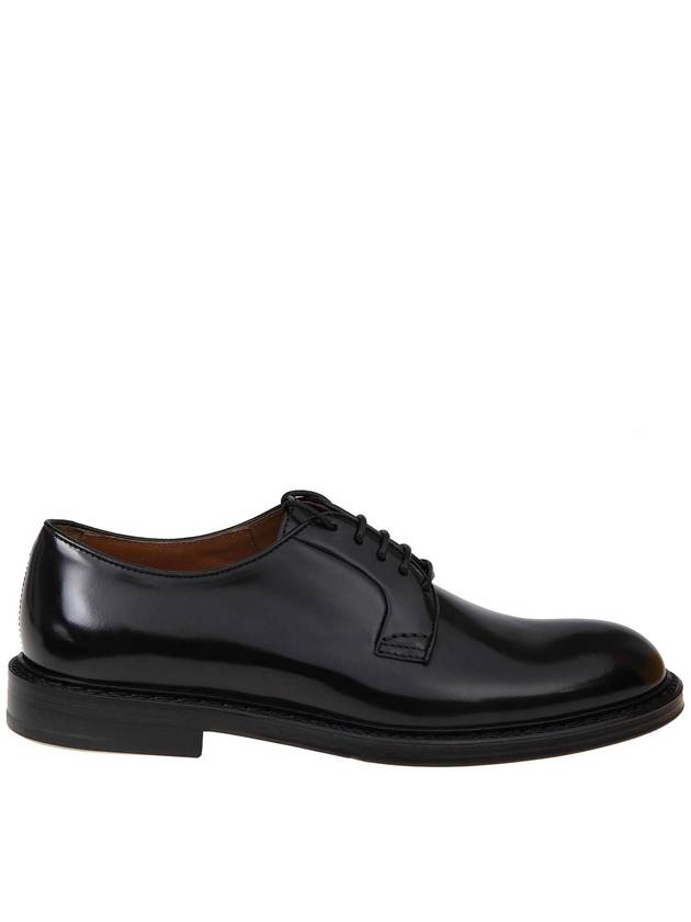 Doucal's Doucals Black Leather Derby Shoe