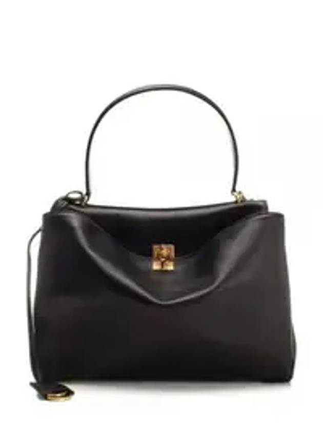 발렌시아가 로데오 미디움 숄더 백 블랙