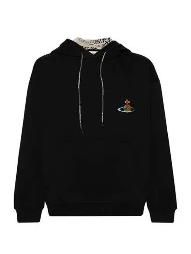 비비안웨스트우드 3I01000NJ006O 로고패치 후드티셔츠 Vivienne Westwood