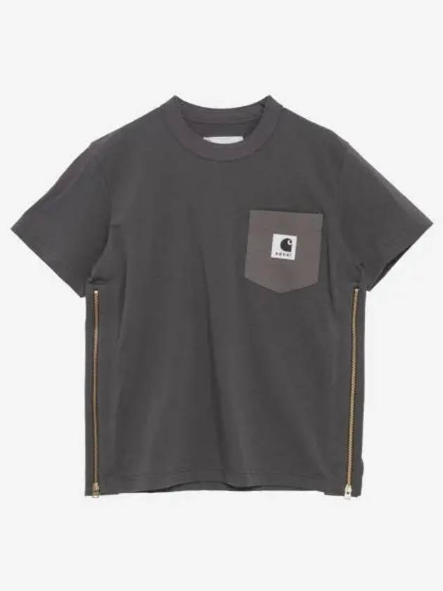 사카이 x 칼하트 WIP 티셔츠 그레이 Sacai x Carhartt WIP T Shirt Gray