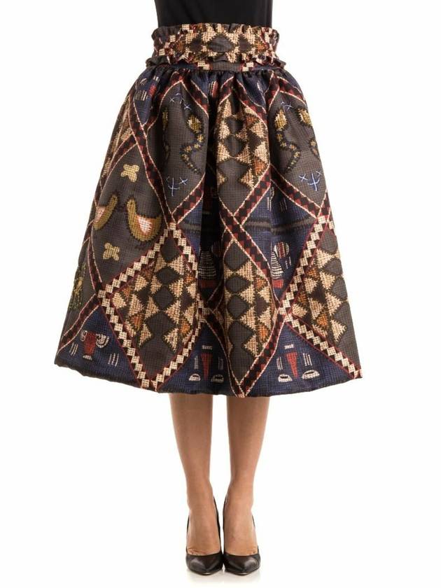 Stella Jean Pleated skirt