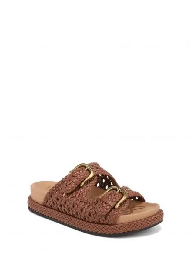 우먼 샘에델만 SAM EDELMAN 레이드 슬라이드 슬리퍼 샌달 샌들 Rich 코냑 9562771