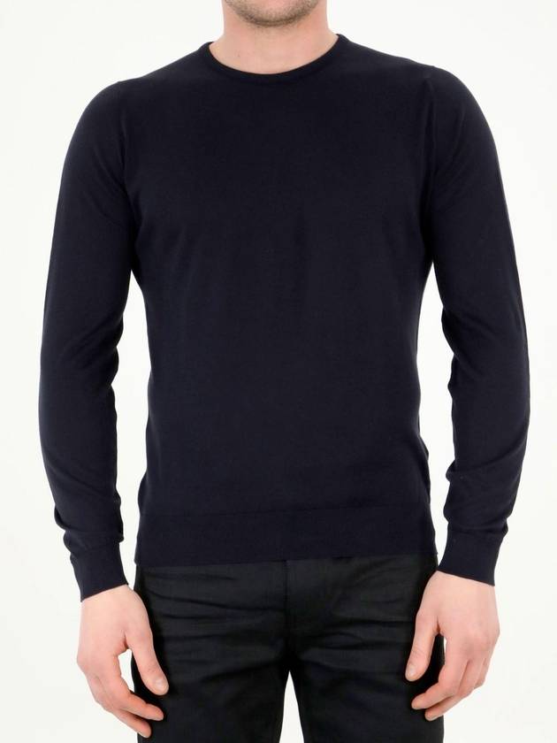 JOHN SMEDLEY 햇필드 풀오버 HATFIELDNAVY