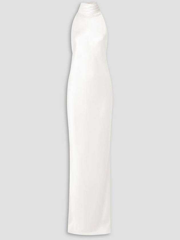 NB07 브랜든맥스웰 여성 원피스 Open back silk charmeuse halterneck gown