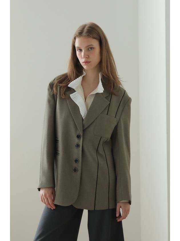 24FW 까이지엔느 보이핏 테일러드 자켓