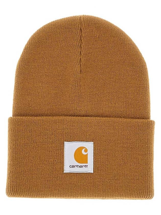 CARHARTT WIP Logo patch beanie Man One Size