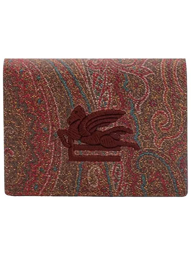 Etro Pegaso 자수 페이즐리 자카드 지갑 WP2D0008AA001_M0019