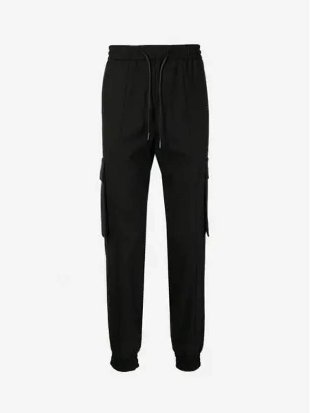 준지 가먼트 다이드 스트링 카고 조거 팬츠 그레이 Juun.J Garment Dyed String Cargo Jogger Pants Grey