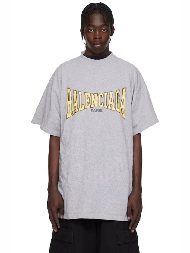 Gray  Boxing T shirt 242342M213048