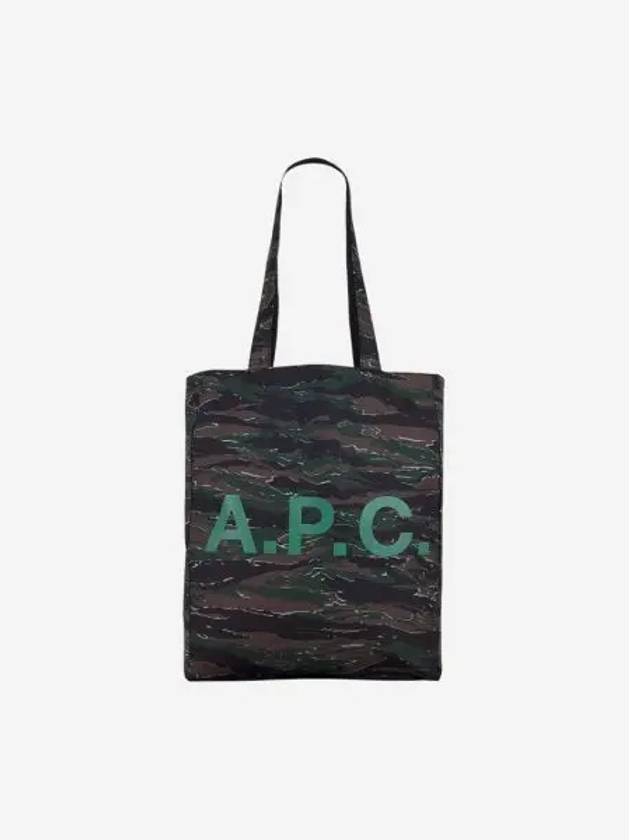 아페쎄 루 리버서블 토트백 카키 A.P.C. Lou Reversible Tote Bag Khaki