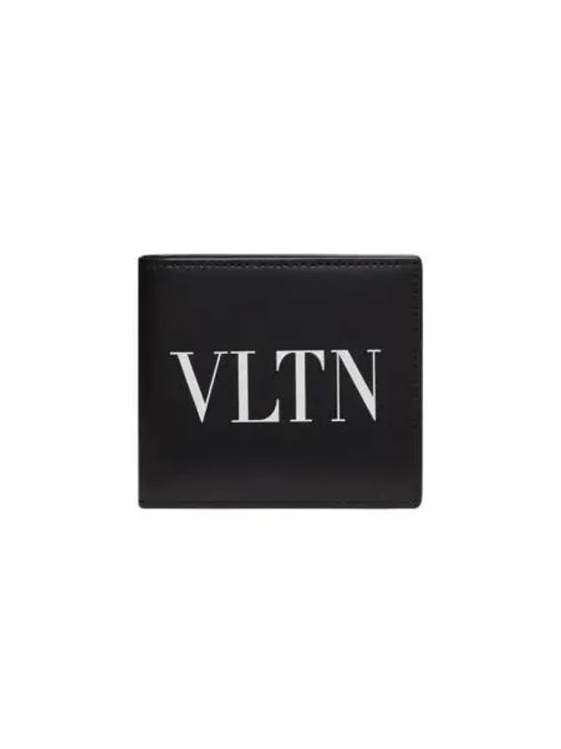 발렌티노 VLTN 지갑 블랙 화이트 Valentino VLTN Wallet Black White