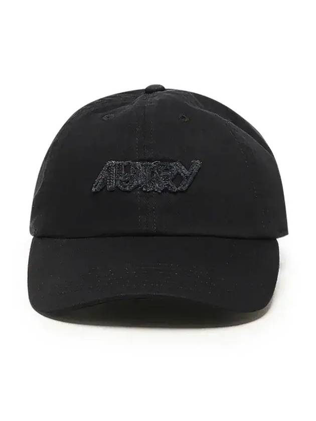 Autry 로고 자수 야구 모자 ACPU_D2BKBLACK