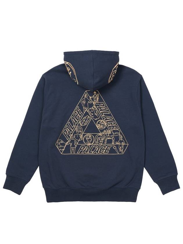 21SS 팔라스 트라이 아키올로지 후드 네이비 Palace Tri Archaeology Hood Navy