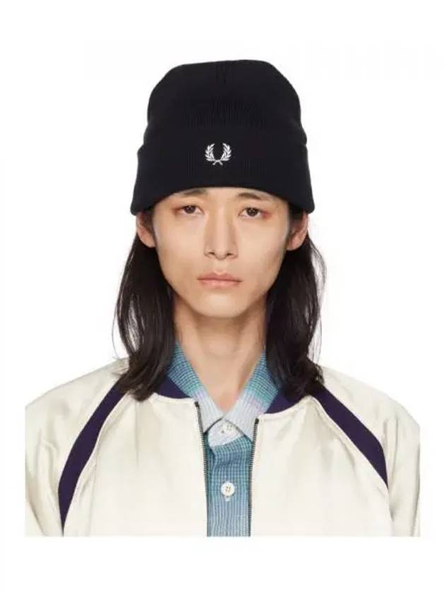 Fred Perry 블랙 자수 비니 150548