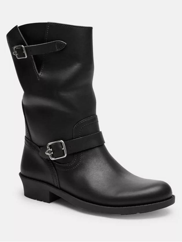 코치 던 모토 부티 여성 부츠 Black