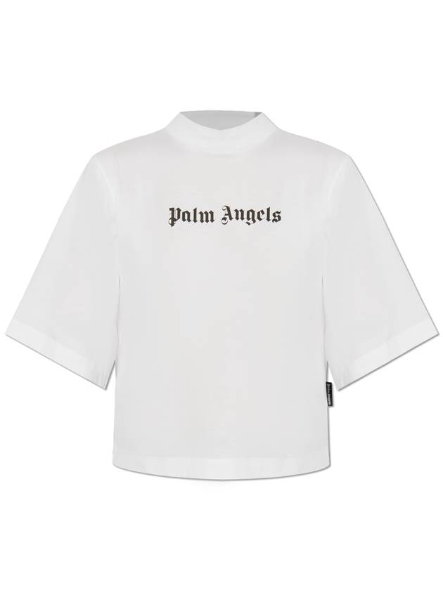 Palm Angels T-shirt With Logo Women's White