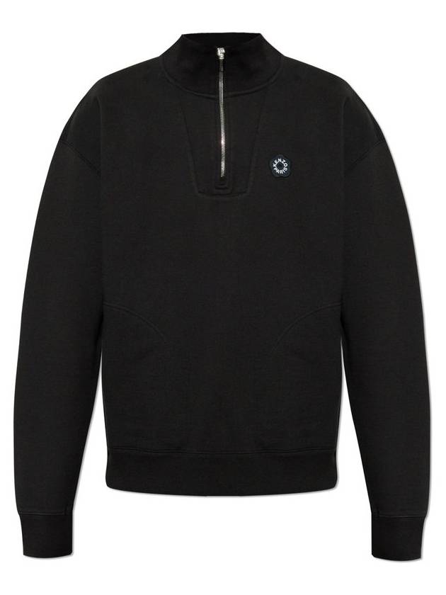 켄조 보케 플라워 2.0 자수 맨투맨 블랙