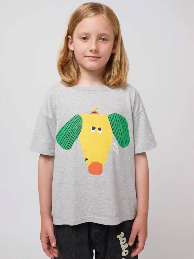 보보쇼즈 25SS 아동 반팔 티셔츠 Happy Dog T shirt B125AC012