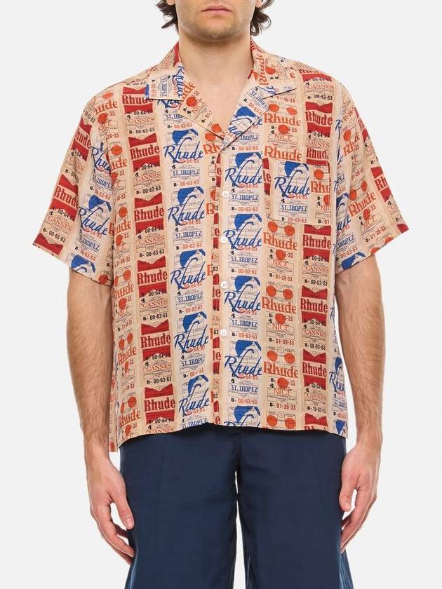 Rhude Voyage De Rhude Silk Shirt