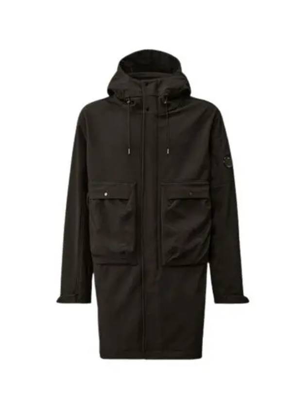 C.P. 컴퍼니 쉘 R 후드 파카 자켓 블랙 24FW C.P. Company Shell R Hooded Parka Jacket Black 24FW