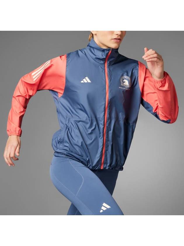 아디다스 여성 보스턴 마라톤 2024 셀러브레이션 자켓 Preloved Ink