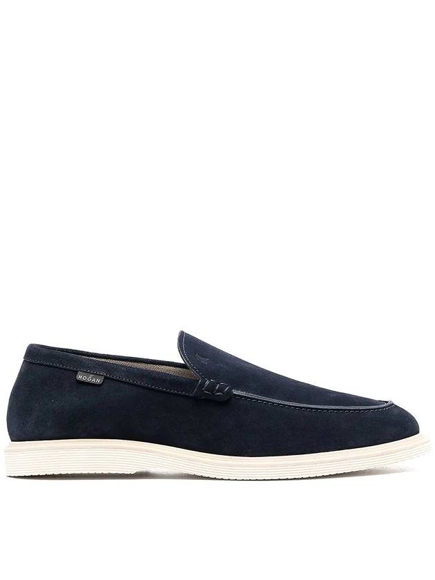 Hogan Suede lace-ups with rubber sole