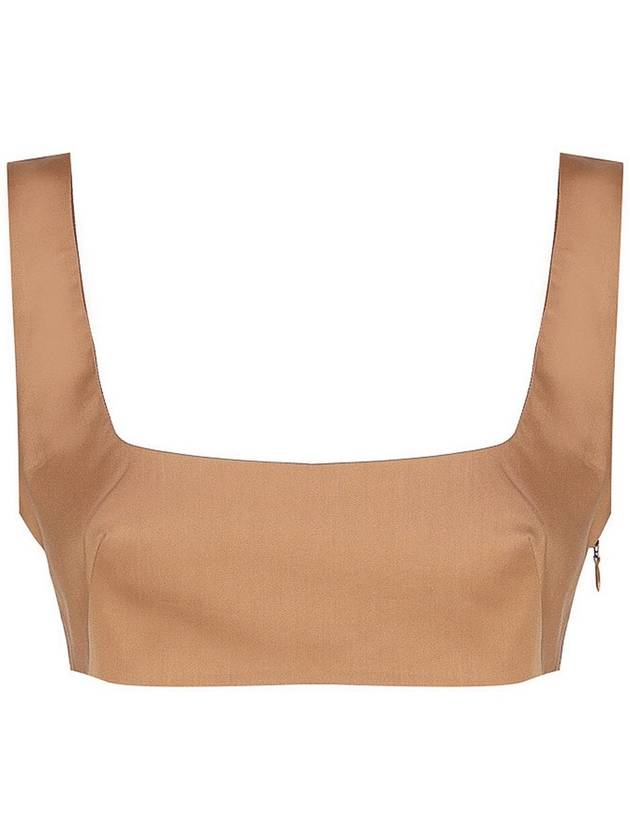 The Andamane Cropped denim top