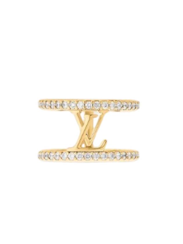 루이비통 LV 아이코닉 크리스탈 반지 골드