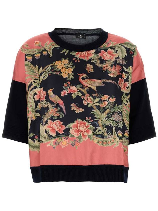 24FW Etro 미드나이트 블루 울 스웨터 WRKE0060AV359 X0883