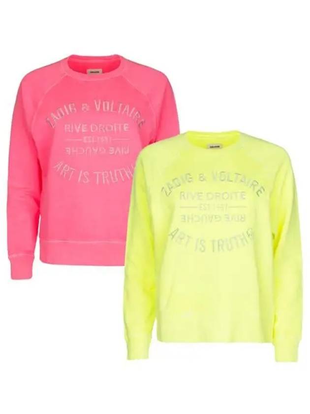 23SS 쟈딕앤볼테르 로고 자수 맨투맨 2종 JWSS00481