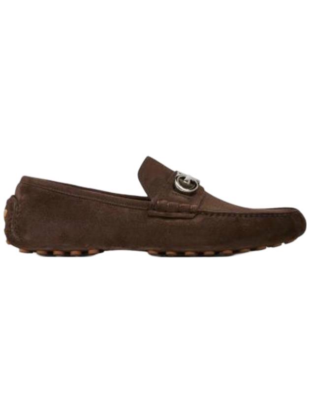 살바토레 페라가모 간치니 드라이빙 슈즈 브라운