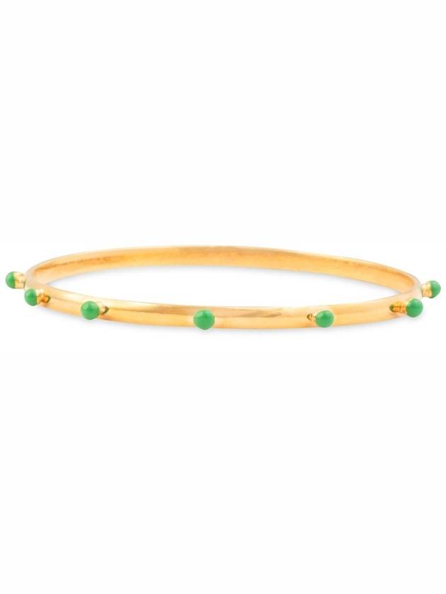 24 SS 실비아 톨레다노 여성 도츠 브레이슬릿 green enamel SLT4HK4RGEELLLLL00