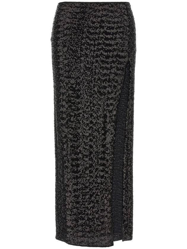 OSEREE & 39 파이예트 롱& 39 스커트 PRF246BLACK