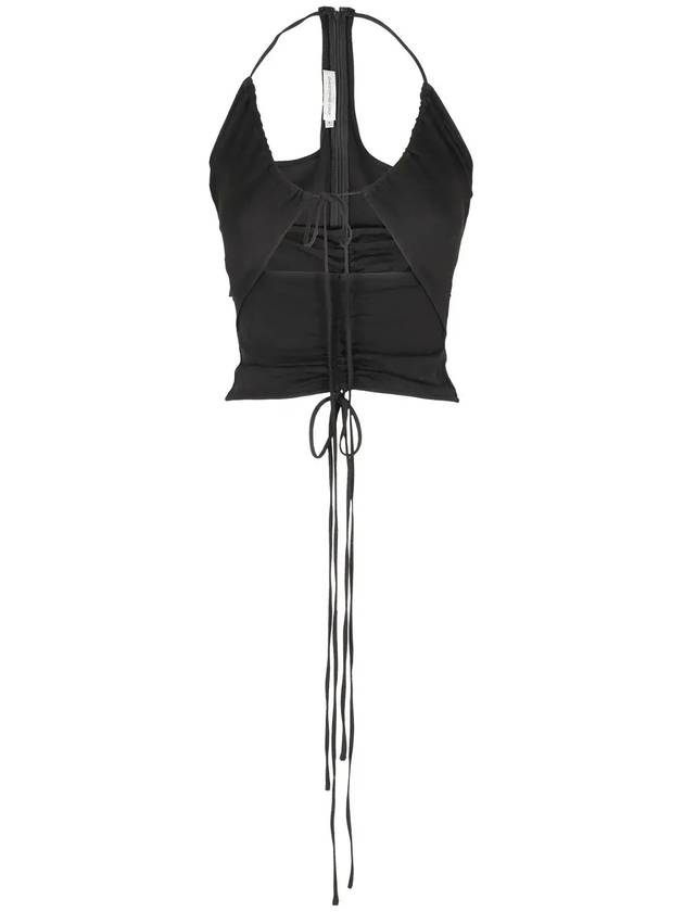 크리스토퍼 에스버 러칭 홀터 탑 22041088_BLACK