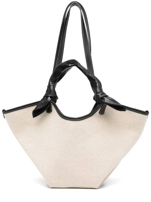 헤레우 여성 FONOL SMALL CANVAS TOTE FOSCAWFS25BEIGE BLACK