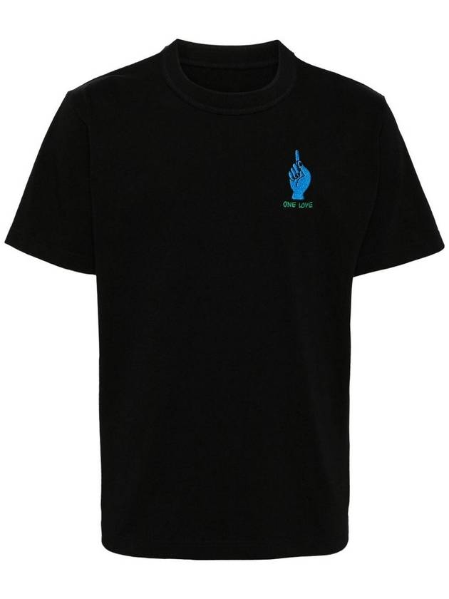 Sacai Cotton T-shirt Black