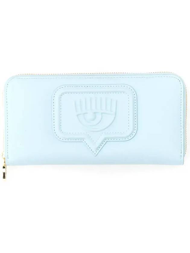 Chiara Ferragni 로고 엠보싱 지퍼 지갑 73SB5PA1ZS517_216