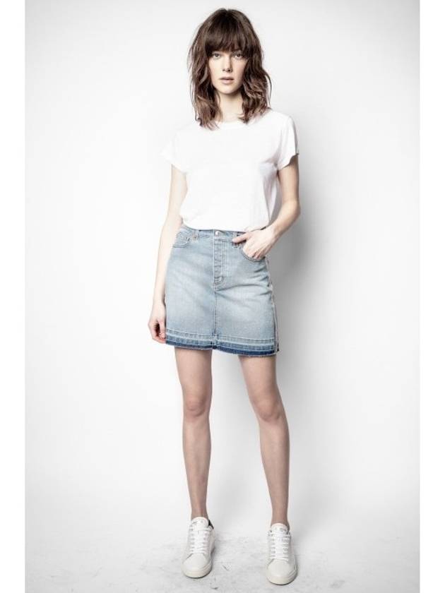 쟈딕앤볼테르 Juicy 데님 블루 스커트 치마
