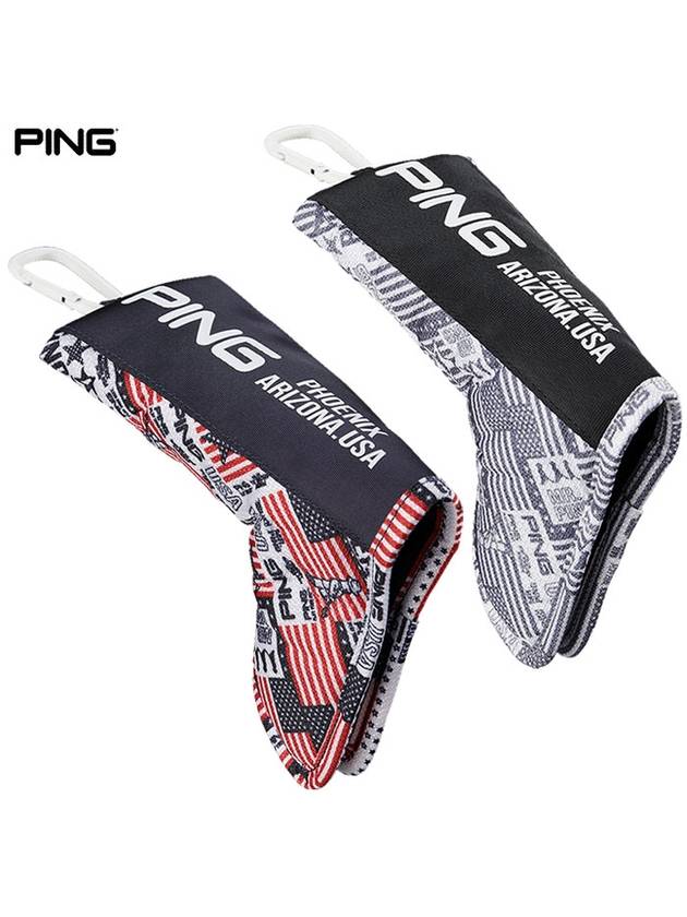 핑 골프 퍼터커버 골프채카바 성조기 USA STARRY TRICOLOR