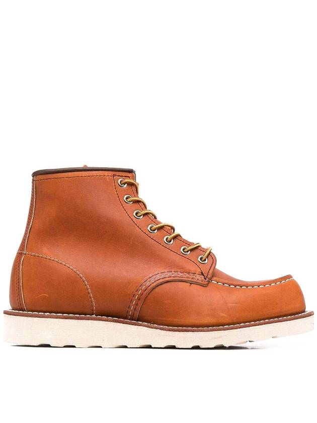 Red Wing Shoes Calfskin Leather Ankle Boots With Laces
