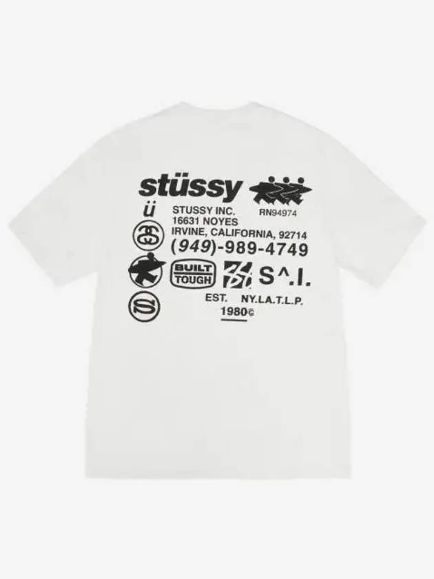 스투시 DNA 피그먼트 다이드 티셔츠 내츄럴 Stussy DNA Pigment Dyed T Shirt Natural