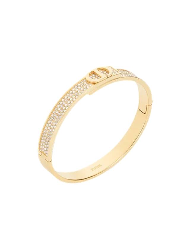 디올 30 몽테뉴 크리스탈 뱅클 팔찌 골드